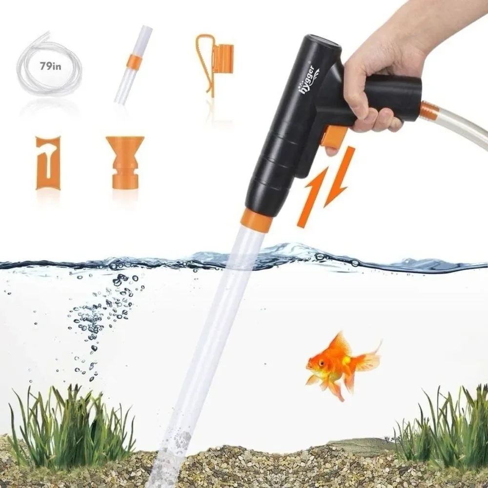 hygger HG956 Aquarium Gravel Cleaner Water Changer Brand New